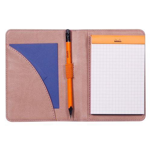 Livret porte-bloc n 12 bois de rose pour bloc ou carnet B7 thumbnail image 1