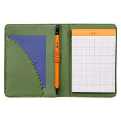 Livret porte-bloc n 12 sauge pour bloc ou carnet format B7 thumbnail image 1