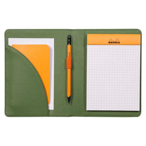 Livret porte-bloc n 13 sauge pour bloc ou carnet format A6 thumbnail image 1
