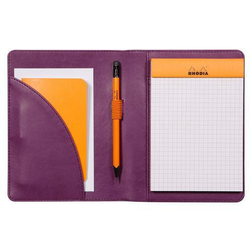 Livret porte-bloc n 13 violet pour bloc ou carnet format A6 thumbnail image 1