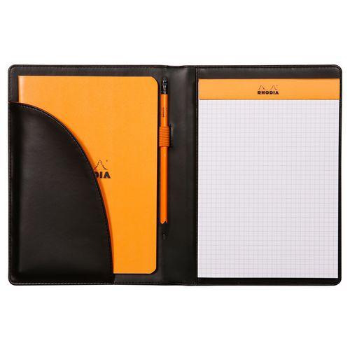 Livret porte-bloc n 16 noir pour bloc ou carnet format A5 thumbnail image 1