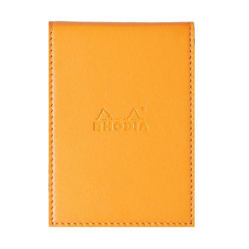 Porte-bloc orange avec porte-crayon + bloc n 11 5x5 thumbnail image 1