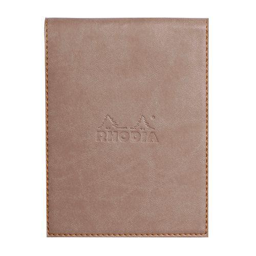 Porte-bloc taupe avec porte-crayon + bloc n 12 ligné thumbnail image 1