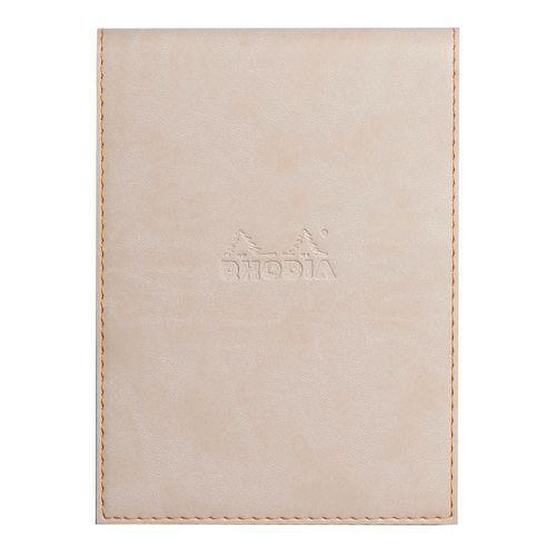 Porte-bloc beige avec porte-crayon + bloc n 13 ligné thumbnail image 1