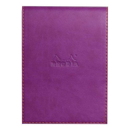 Porte-bloc violet avec porte-crayon + bloc n 13 5x5 thumbnail image 1