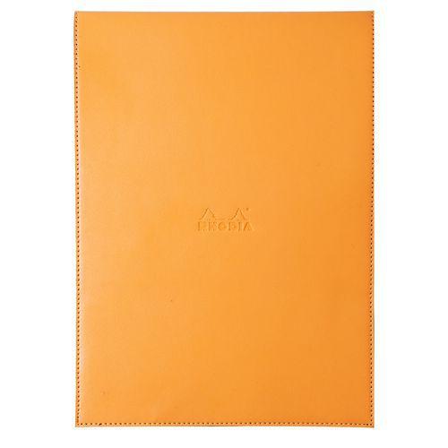Porte-bloc orange avec porte-crayon + bloc N 18 5x5 thumbnail image 1