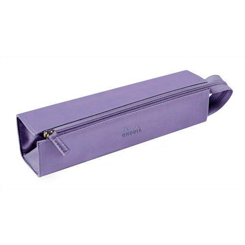 Trousse plumier iris simili cuir italien 23x5x5 cm thumbnail image 1