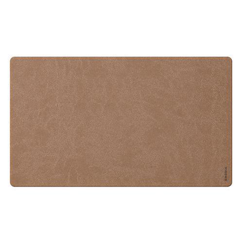 Sous-main souple M 80x40 cm taupe simili cuir italien thumbnail image 1