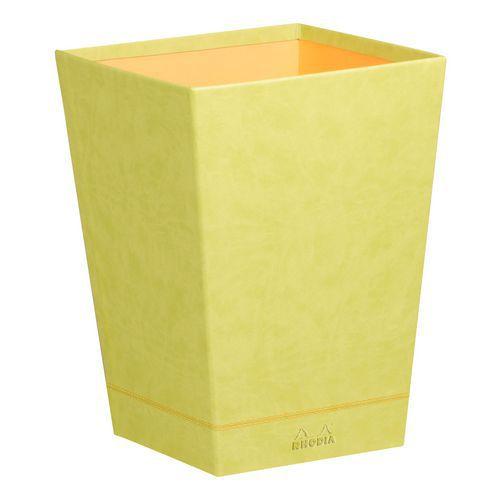 Illustration de : Corbeille à papier 24 x 24 x 32 cm - Rhodia