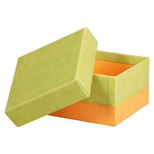 Boîtes de rangement gigognes en simili cuir -Lot de 5 - Rhodia thumbnail image 1