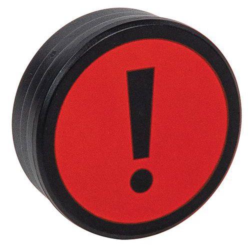 Lot de 5 aimantsean Management Attention Rouge thumbnail image 1