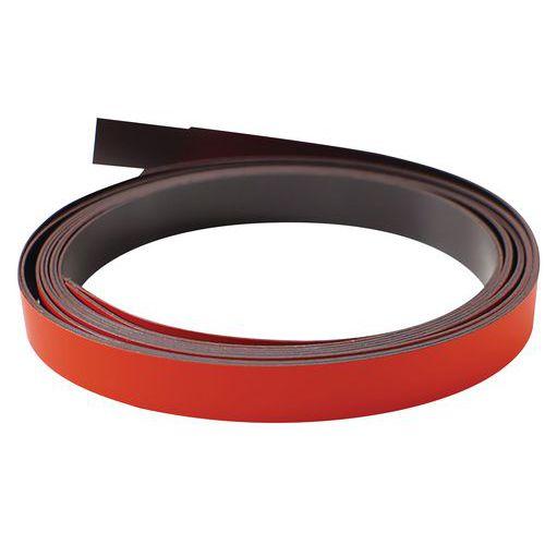 Ruban magnétique pour plannings (lot de 2) - Rouge thumbnail image 1