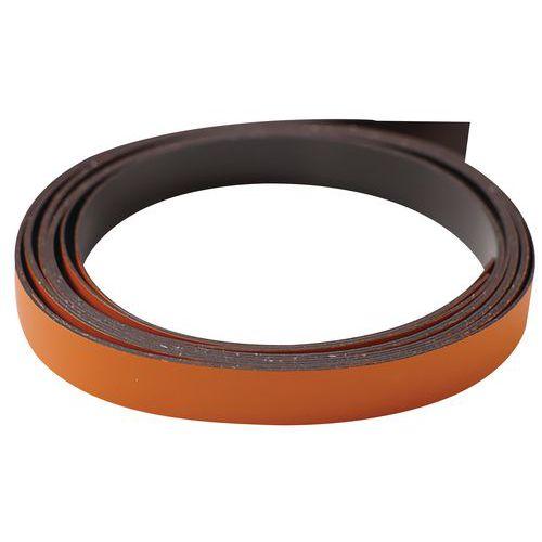 Ruban magnétique pour plannings (lot de 2) - Orange thumbnail image 1