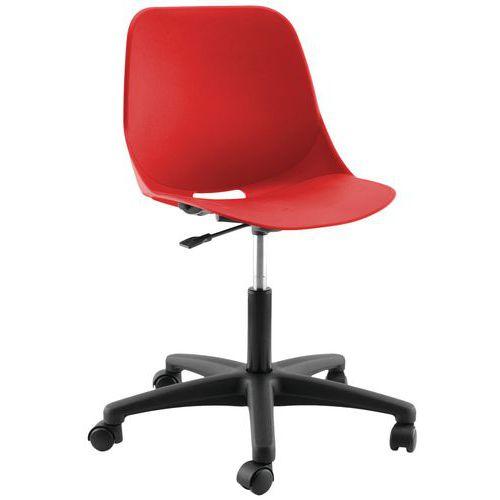 Chaise Bakéa coque polypropylène Rouge thumbnail image 1