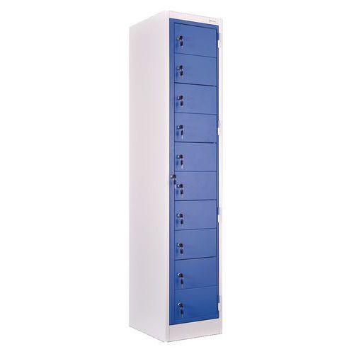 Illustration de : Armoire linge propre - À casiers - Sur socle - Manutan Expert