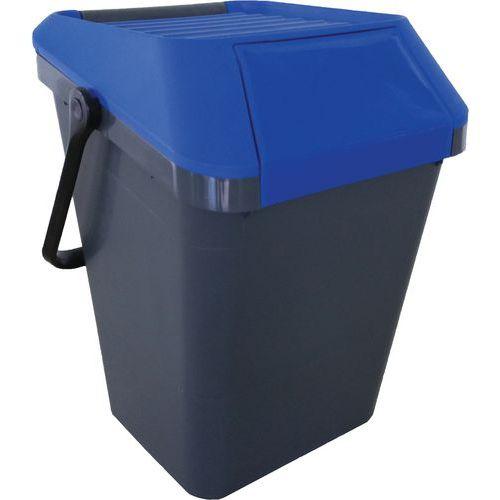 Poubelle EasyMax 45 L noir/bleu thumbnail image 1
