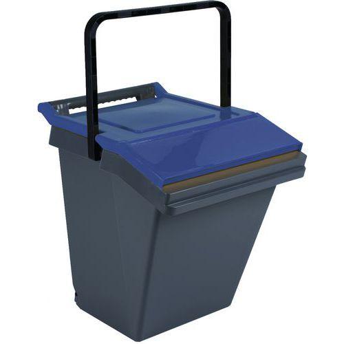 Récipient de séparation des déchets Easytech 40 L bleu/noir thumbnail image 1