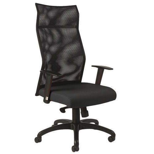 Fauteuil HODE HD dos résille Noir Acc Reg assise Anthracite thumbnail image 1