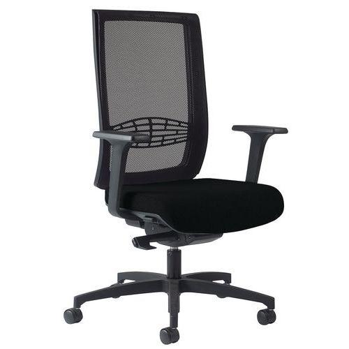 Fauteuil KIO MD résille noir Acc. Rég. assise Noir thumbnail image 1