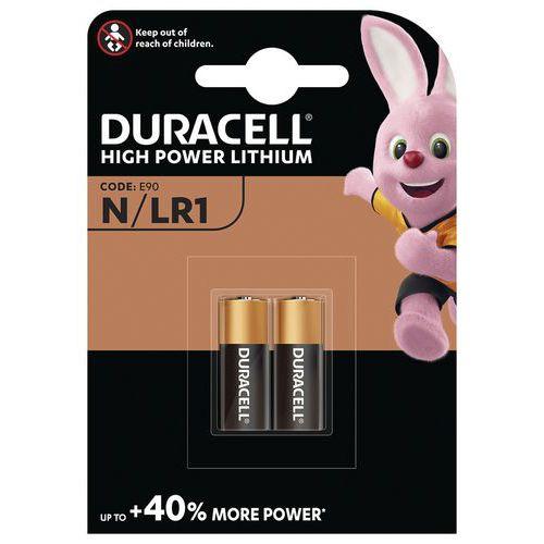 2 Piles alcalines Duracell spéciale N 1,5 V thumbnail image 1