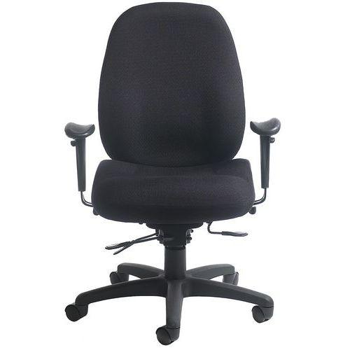 Fauteuil Dexter usage intensif 24 h Presidio Noir thumbnail image 1