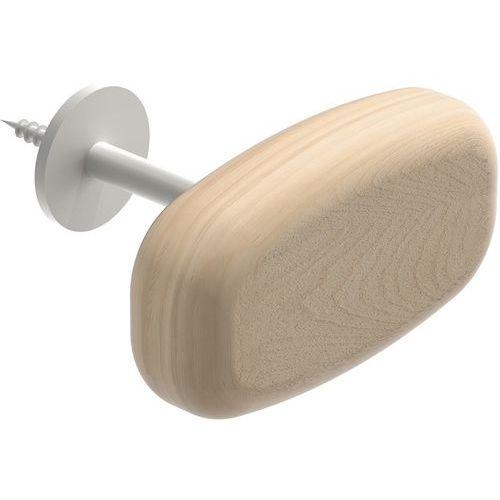 Illustration de : Patère murale à visser - Sherwood - 1 patère - bi-matière