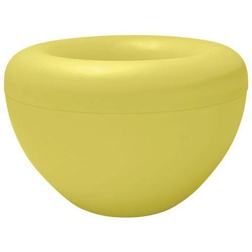 2 jardinières intérieures Scoop avec pots - jaune clair thumbnail image 1