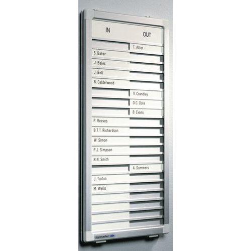 Illustration de : PROFESSIONAL tableaux d'absence - Legamaster