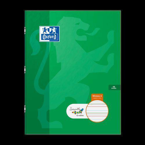 Cahier serpodile agrafé 17x22 48 pages ligné 2mm niveau 4 thumbnail image 1
