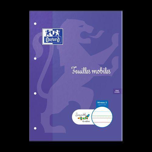 Feuilles mobiles DYS perforées A4 100 pages lignées 5mm thumbnail image 1