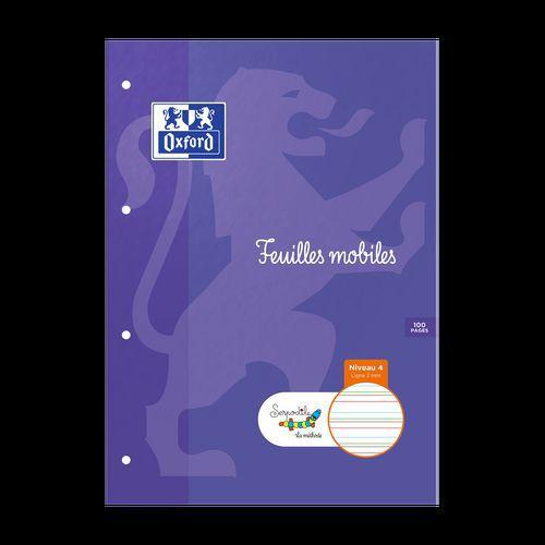 Feuilles mobiles DYS perforées A4 100 pages lignées 2mm thumbnail image 1