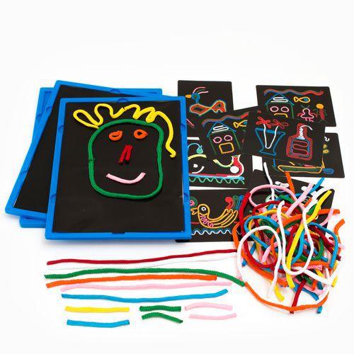 Illustration de : Atelier 4 ardoises fil relief