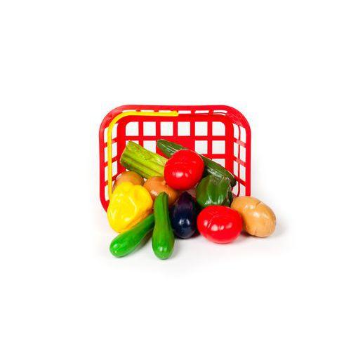 Panier plastique de 12 légumes assortis thumbnail image 1
