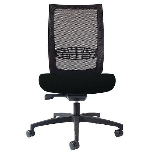 Chaise de bureau KIO dos Résille Noir assise Noir thumbnail image 1