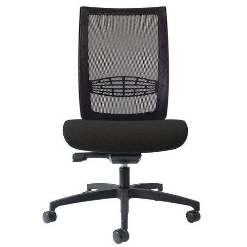 Chaise de bureau KIO dos Résille Noir assise Anthracite thumbnail image 1