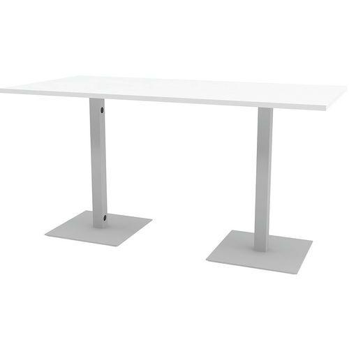 Table réunion haute Greko pied alu Quadrifoglio thumbnail image 1