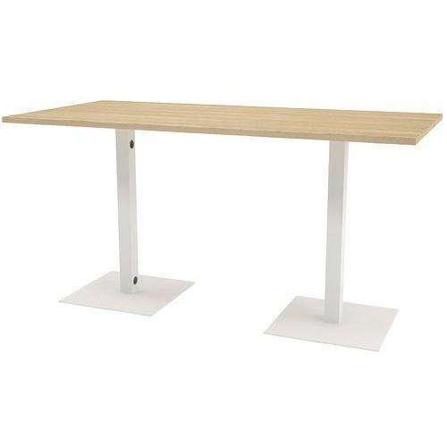 Table réunion haute Greko pied blanc Quadrifoglio thumbnail image 1