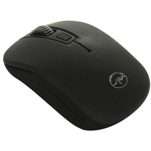 Illustration de : Souris sans fil compacte noir - Mobility Lab