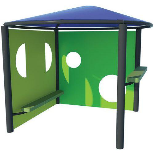 Maisonnette enfant toile - bleu thumbnail image 1