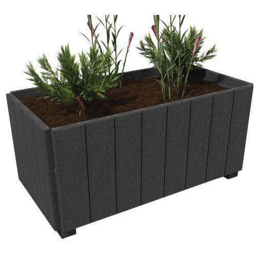 Jardinière Canopée rectangulaire plastique recyclé Espace Urbain thumbnail image 1