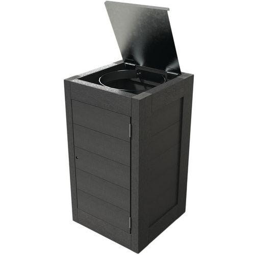 Poubelle Canopée support sac plastique recyclé Espace Urbain thumbnail image 1