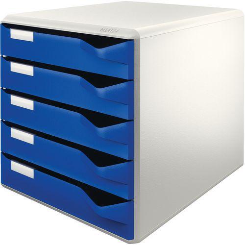 Bloc de classement Leitz 5 tiroirs Bleu thumbnail image 1