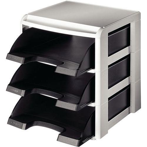 Module Leitz pour corbeille à courrier Leitz Plus Noir thumbnail image 1
