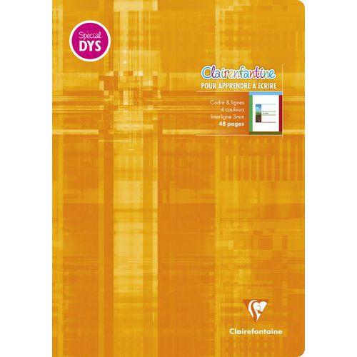 Illustration de : Cahier d'écriture spécial DYS A4 interligne 5 mm - Clairefontaine