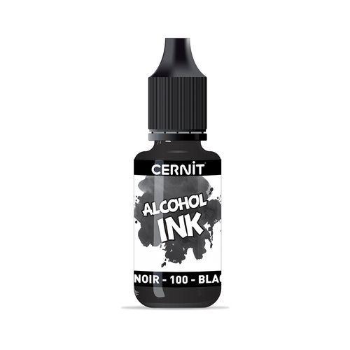 Cernit encre à l'alcool 20 ml Noir thumbnail image 1