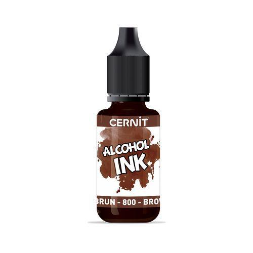 Cernit encre à l'alcool 20 ml Brun thumbnail image 1