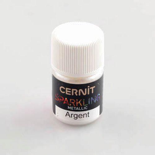 Cernit Sparkling 5 g Argent METALLIC thumbnail image 1