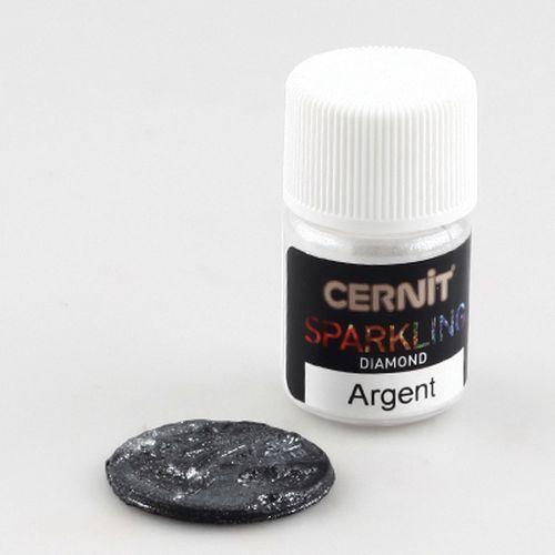 Cernit Sparkling 5 g Diamond argent thumbnail image 1