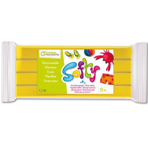 Softy - Pâte à modeler enfant souple 500g, Jaune thumbnail image 1