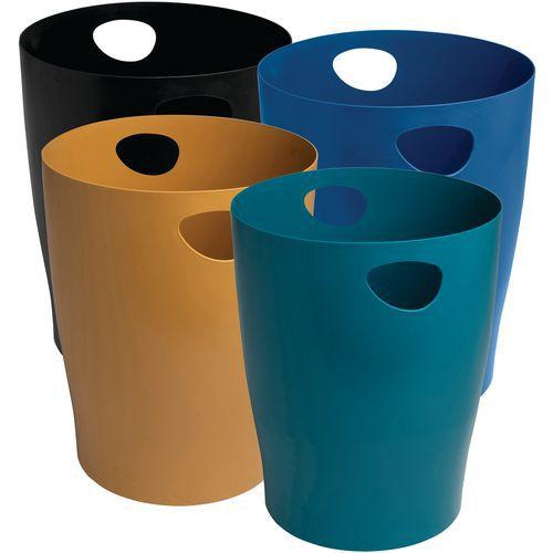 Corbeille à papier assorti Ecobin Neo Deco - Lot de 8 - Exacompta thumbnail image 1